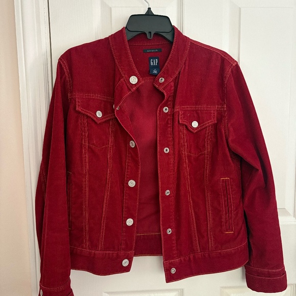 Gap Dark Red Corduroy Jacket - Picture 1 of 3